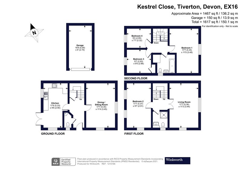 Kestrel Close, Tiverton, Devon, EX16